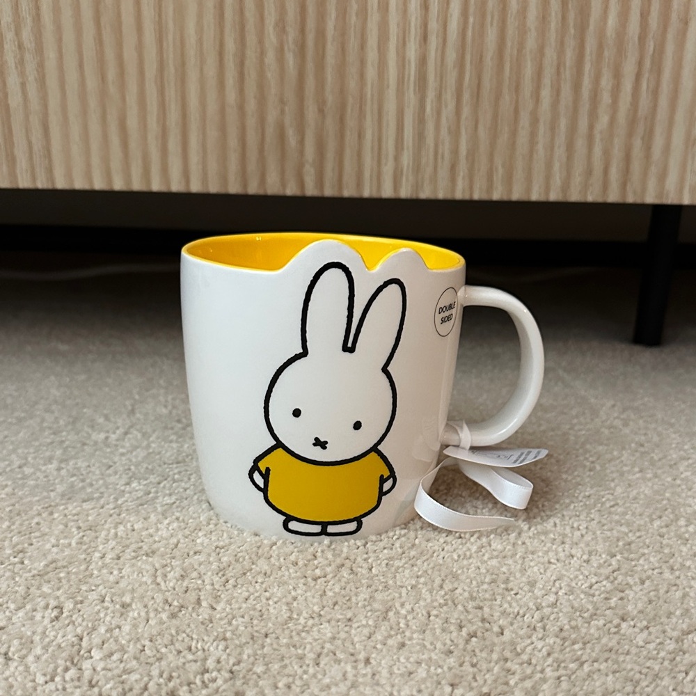 Miffy Yellow & White Mug Brand New